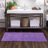 Boardwalk Bath Fiesta Grape Machine Tufted Cotton Area Rugs