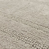 Boardwalk Bath Silver Machine Tufted Cotton Area Rugs