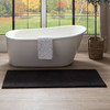 Island Life Bath Charcoal Machine Tufted Micro Denier Polyester Area Rugs