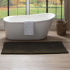 Island Life Bath Cool Grey Machine Tufted Micro Denier Polyester Area Rugs