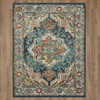 Whimsy Blue Machine Woven Polypropylene Area Rugs - PA303