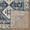 Whimsy Blue Machine Woven Polypropylene Area Rugs - PA304