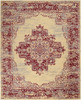 Nourison Grafix GRF14 Cream Red Area Rugs