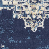 Nourison Grafix GRF14 Navy Blue Area Rugs