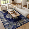 Nourison Grafix GRF14 Navy Blue Area Rugs