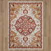 Whimsy Gold Machine Woven Polypropylene Area Rugs