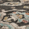 Whimsy Black Machine Woven Polypropylene Area Rugs