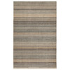 Reverb Cream Machine Woven Polyester Area Rugs - PA314
