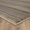 Reverb Cream Machine Woven Polyester Area Rugs - PA314