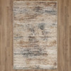 Reverb Cream Machine Woven Polyester Area Rugs - PA316