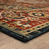 Heirloom Red Machine Woven Polyester Area Rugs - PA321