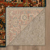 Heirloom Red Machine Woven Polyester Area Rugs - PA321