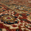 Heirloom Red Machine Woven Polyester Area Rugs - PA321