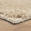Celestial Shag Creme Beige Machine Tufted Polyester Area Rugs