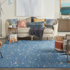 Nourison Grafix GRF15 Light Blue Area Rugs