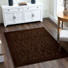 Lifestyle Chocolate Machine Tufted Polyester Area Rugs - V402