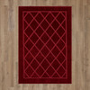 Lifestyle Berry Machine Tufted Polyester Area Rugs