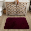 Legacy Bath Cranberry Machine Made Polyester Area Rugs