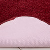 Pure Perfection Bath Merlot Machine Tufted Nylon Area Rugs