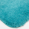 Pure Perfection Bath Turquoise Machine Tufted Nylon Area Rugs