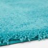 Pure Perfection Bath Turquoise Machine Tufted Nylon Area Rugs