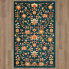 Prismatic Teal Machine Tufted Polyester Area Rugs - Z0106