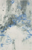 Prismatic Blue Machine Tufted Polyester Area Rugs - Z0187