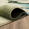 Prismatic Aqua Machine Tufted Polyester Area Rugs - Z0196