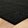 Prismatic Charcoal Machine Tufted Polyester Area Rugs - Z0219
