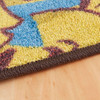 Prismatic Yellow Machine Tufted Polyester Area Rugs - Z0432