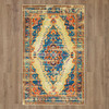 Prismatic Gold Machine Tufted Polyester Area Rugs - Z0494