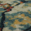 Prismatic Blue Machine Tufted Polyester Area Rugs - Z0556