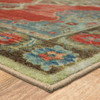 Prismatic Red Machine Tufted Polyester Area Rugs - Z0582