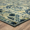 Prismatic Blue Machine Tufted Polyester Area Rugs - Z0600