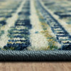 Prismatic Blue Machine Tufted Polyester Area Rugs - Z0600