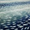 Prismatic Blue Machine Tufted Polyester Area Rugs - Z1018