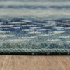 Prismatic Blue Machine Tufted Polyester Area Rugs - Z1018