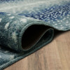 Prismatic Blue Machine Tufted Polyester Area Rugs - Z1018