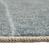 Prismatic Blue Machine Tufted Polyester Area Rugs - Z1116