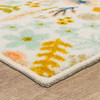 Prismatic Cream Machine Tufted Polyester Area Rugs - Z1147