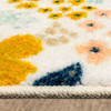 Prismatic Cream Machine Tufted Polyester Area Rugs - Z1147