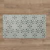 Prismatic Grey Machine Tufted Polyester Area Rugs - Z1148