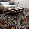 Ingenue Black Machine Tufted Polyester Area Rugs - ZC012