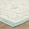 Carousel Light Blue Machine Tufted Polyester Area Rugs