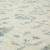 Carousel Light Blue Machine Tufted Polyester Area Rugs