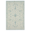 Carousel Aqua Machine Tufted Polyester Area Rugs - ZL057