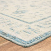 Carousel Aqua Machine Tufted Polyester Area Rugs - ZL057