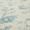 Carousel Aqua Machine Tufted Polyester Area Rugs - ZL057