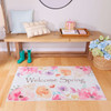 Prismatic Pink Machine Tufted Polyester Area Rugs - ZW014