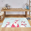 Prismatic Light Blue Machine Tufted Polyester Area Rugs - ZW026